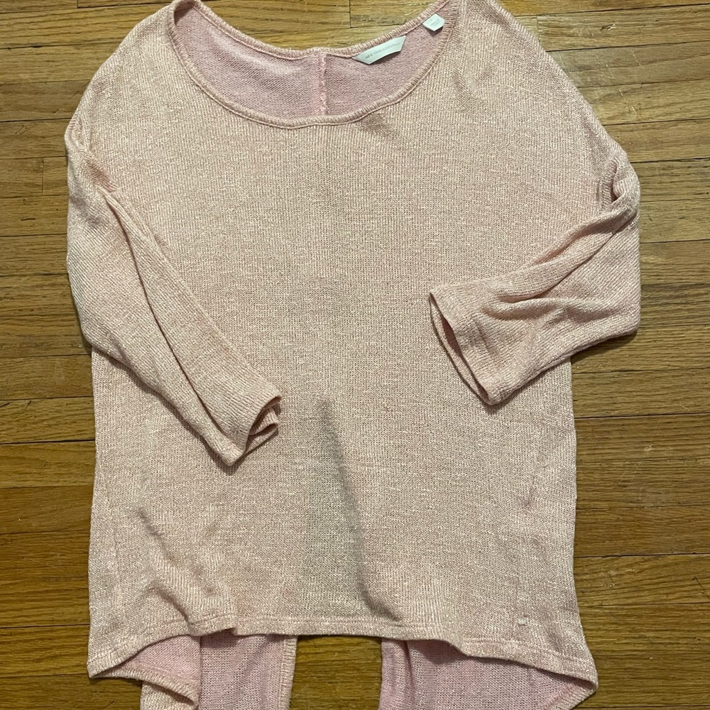 New York & Company Pink Sweater Size Small